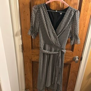 Tommy Hilfiger mock wrap dress.